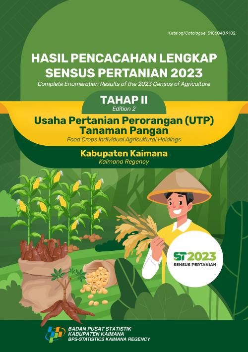 Complete Enumeration Results of the 2023 Census of Agriculture - Edition 2: Food Crops Individual Agricultural Holdings Kaimana Regency