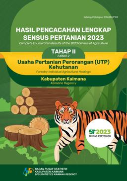 Hasil Pencacahan Lengkap Sensus Pertanian 2023 - Tahap II Usaha Pertanian Perorangan (UTP) Kehutanan Kabupaten Kaimana